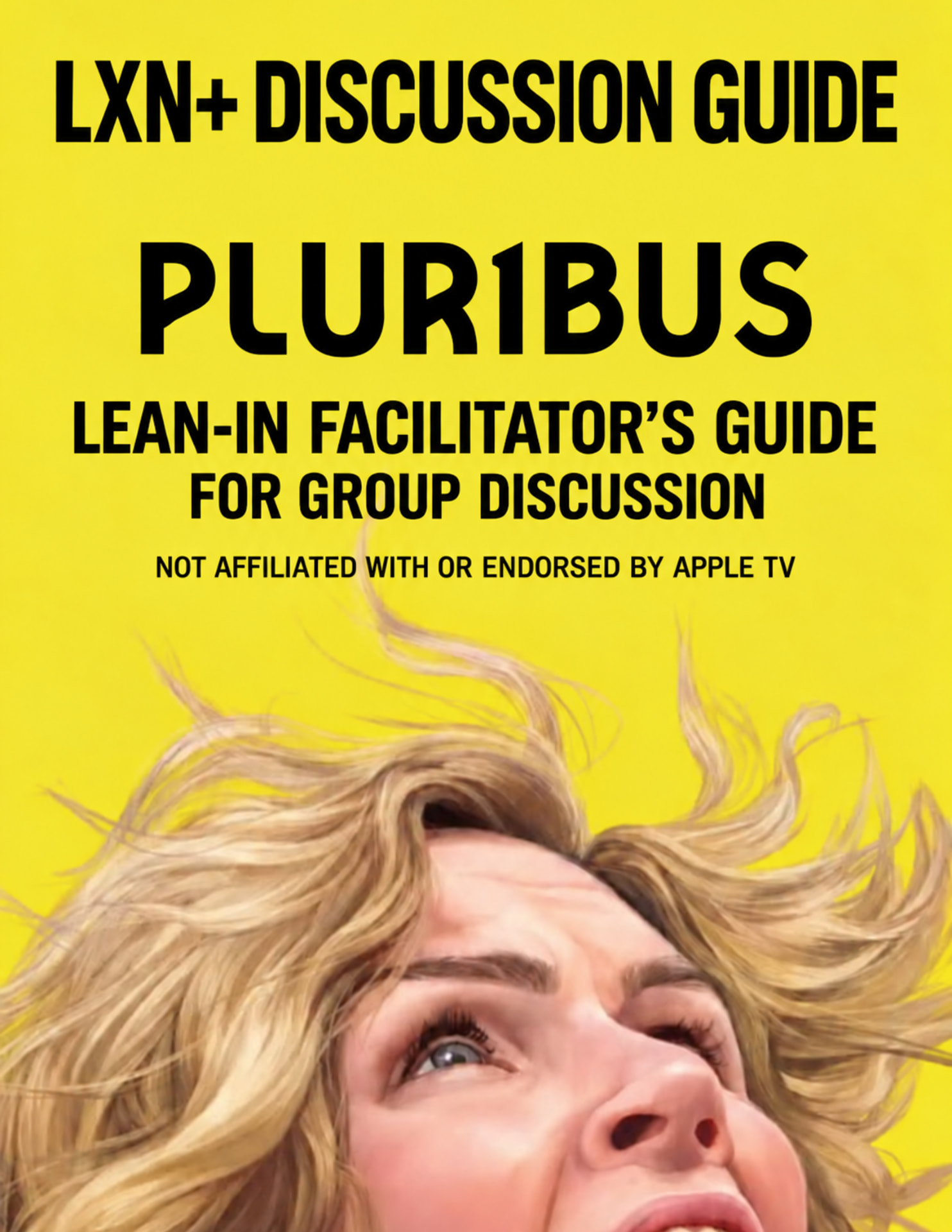 Bright yellow illustrated discussion guide cover